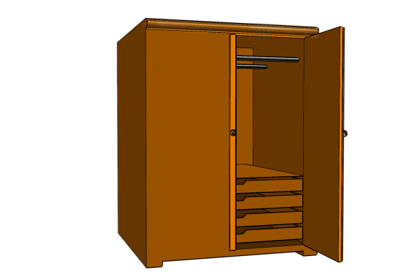 Шкаф мультяшный