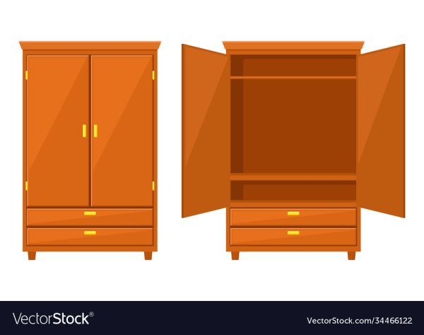 Открытый шкаф мультяшный