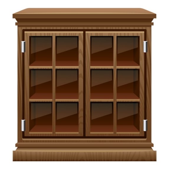 Открытый шкаф мультяшный