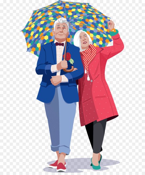 Векторные пожилые люди