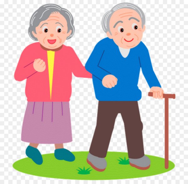 Бабушка и дедушка мультяшные