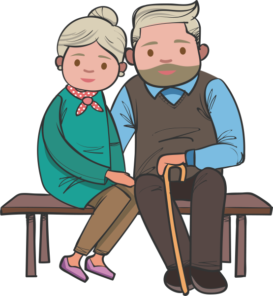 Пожилые мультяшные