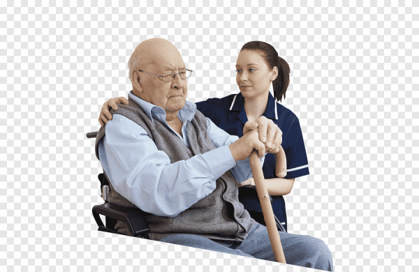 Пожилые люди без фона