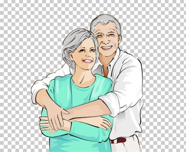 Пожилые люди иллюстрация