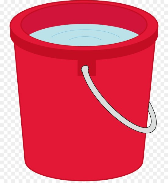 Ведро мультяшное