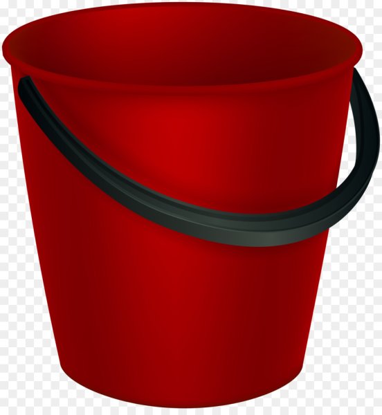Красное ведро