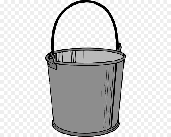Ведро без фона