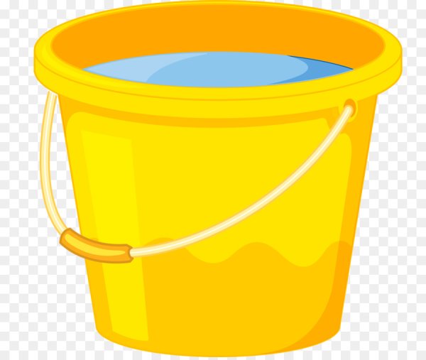 Ведро без фона