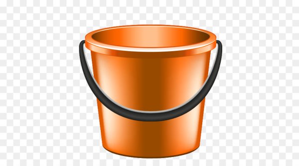 Ведро на прозрачном фоне