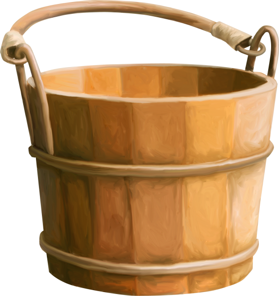 Ведро прозрачное