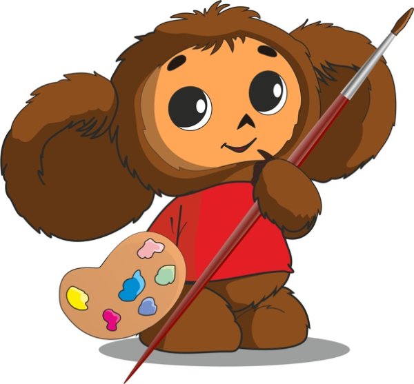 Чебурашка векторное изображение