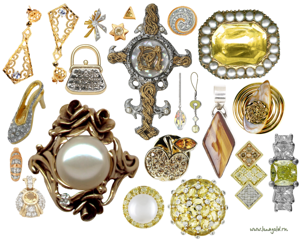 Ювелирные украшения коллаж