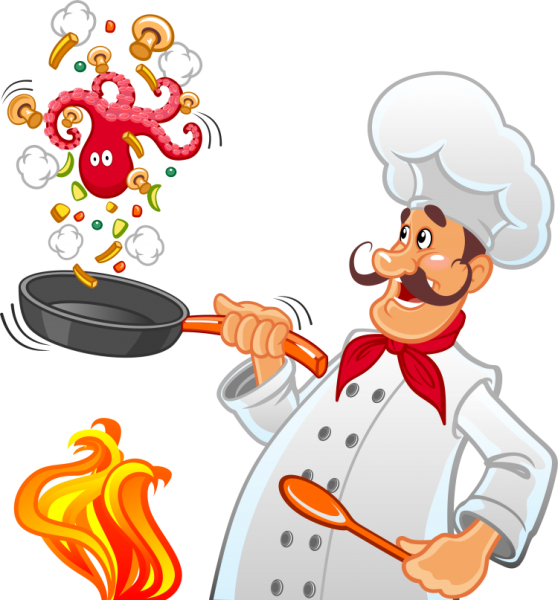 Повар мультяшный