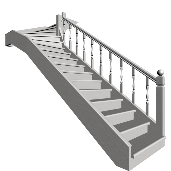 Лестница на прозрачном фоне