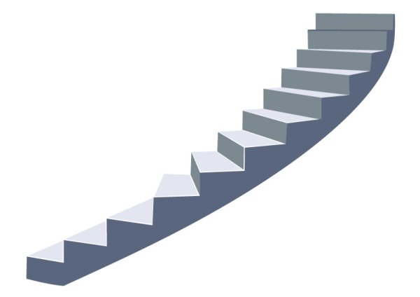 Лестница без фона