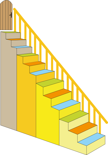 Лестница мультяшная