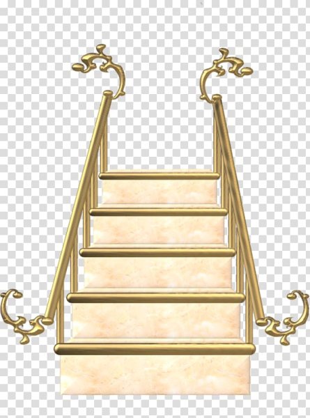 Лестница на прозрачном фоне