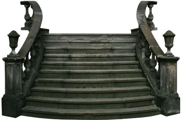 Старые деревянные ступеньки