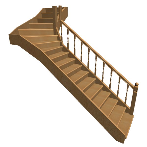 Лестница на прозрачном фоне