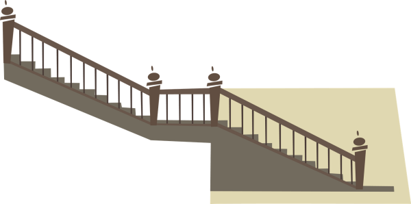 Лестница без фона