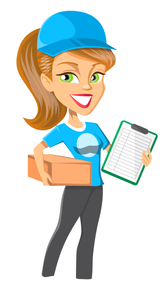 Продавец без фона