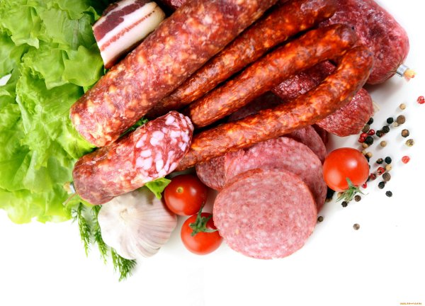 Сосиски салями