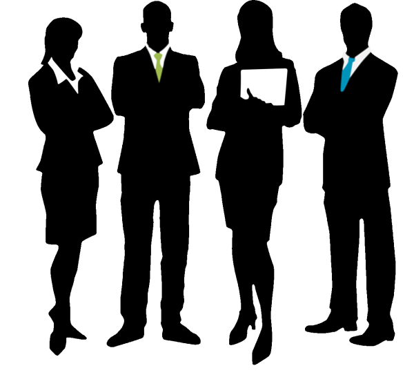 Силуэт делового человека