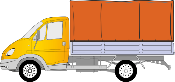 Газель вид сбоку рисунок