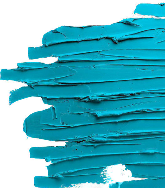 Мазки краски на белом фоне