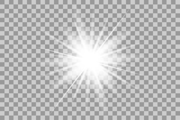 Блики на прозрачном фоне