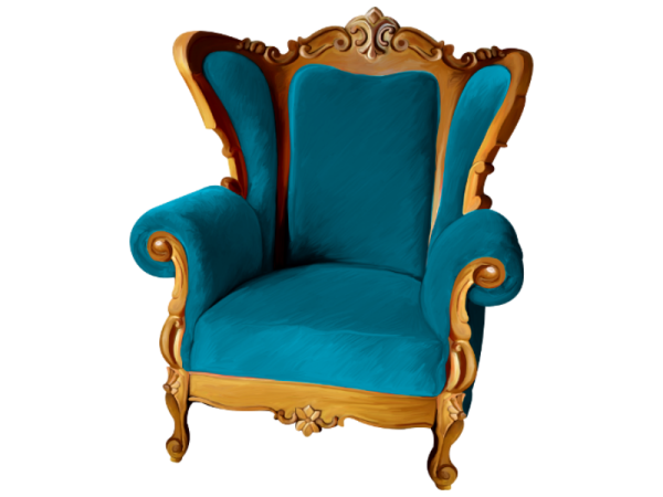 Кресло на прозрачном фоне
