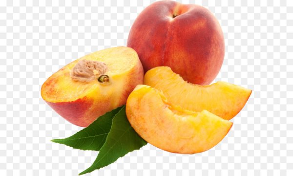 Фрукты персик половинка