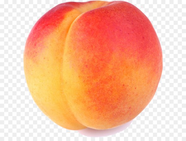 Персик без заднего фона
