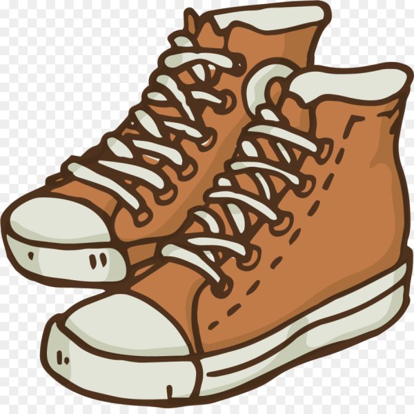 Кроссовки нарисованные без фона