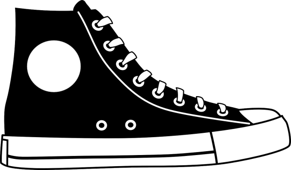 Кеды трафарет