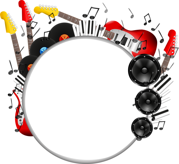 Рамка в музыкальном стиле