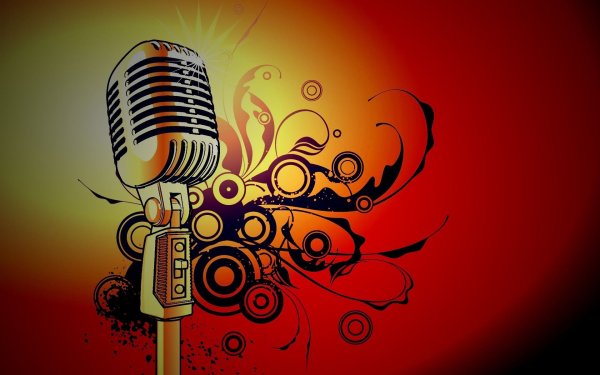 Ретро микрофон