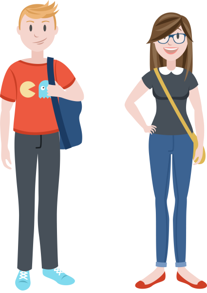 Мультяшные подростки