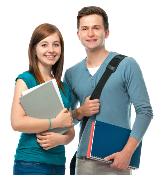 Счастливые студенты