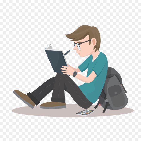 Студент мультяшный