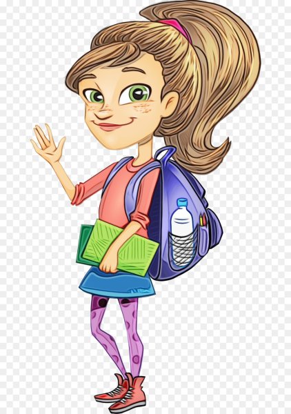 Мультяшная девочка