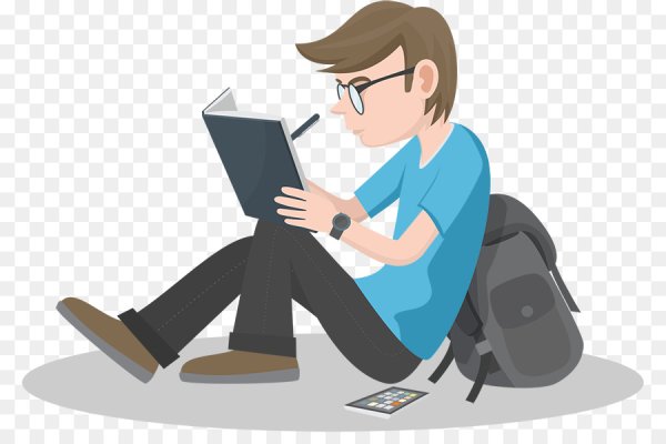 Студент мультяшный