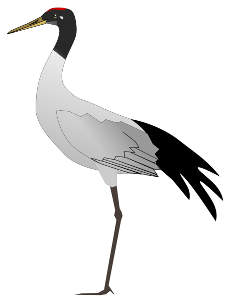 Журавль для детей