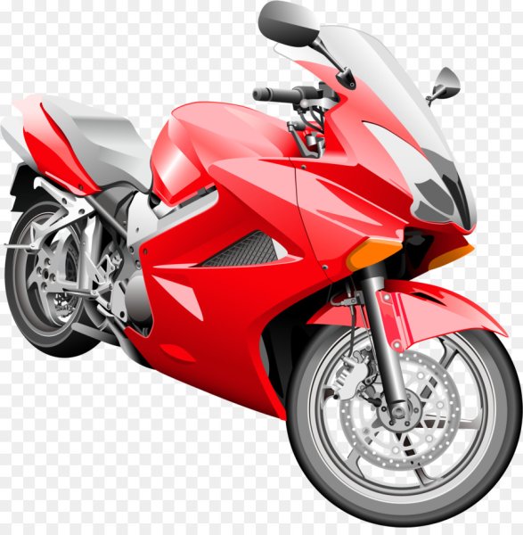 Мотоцикл на прозрачном фоне