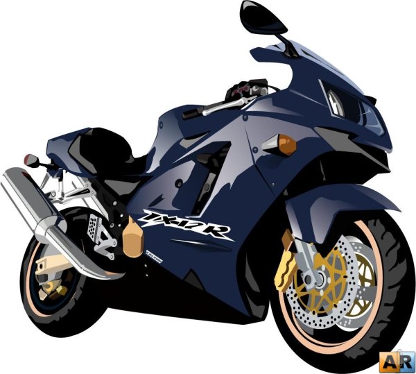 Мотоцикл без фона