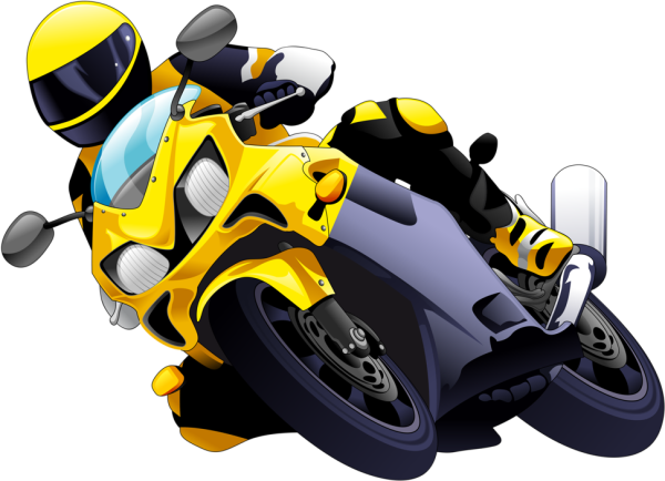 Мотоцикл мультяшный