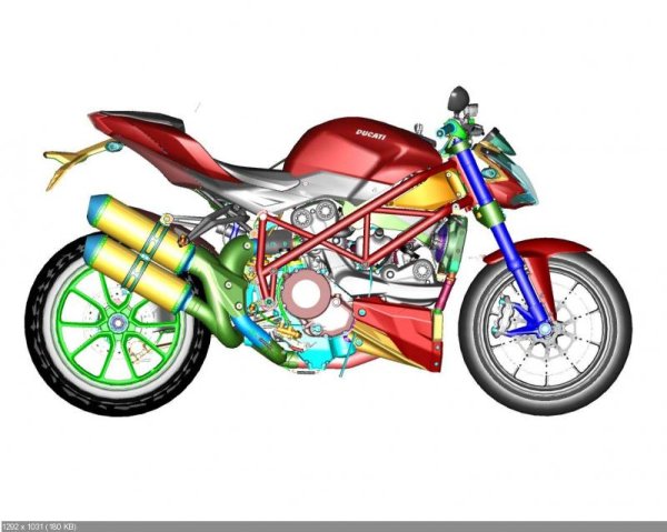 Мультяшные мотоциклы