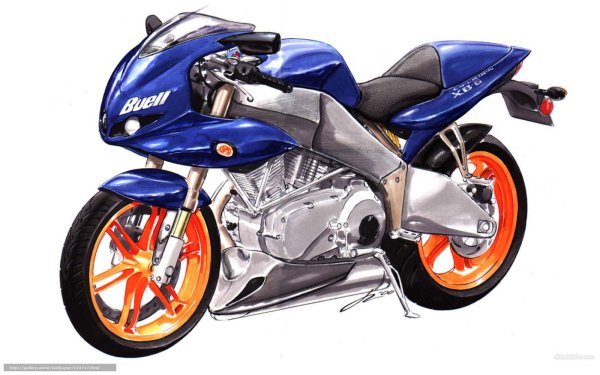 Цветные мотоциклы