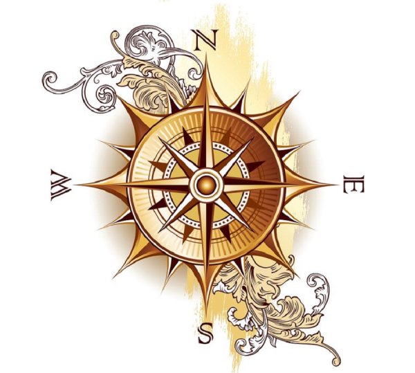Старинный компас