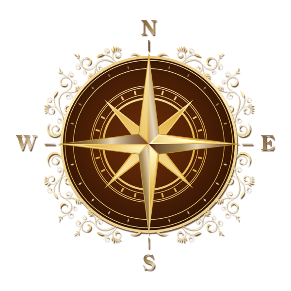 Компас карта роза ветров